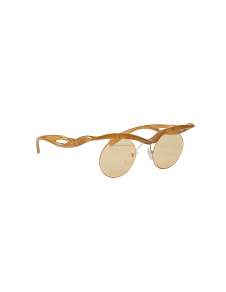 Prada SPR A18 12S-80E Morph Round Shape Orange