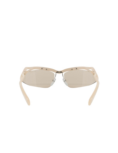 Prada SPR A25 12S-412 Morph Square Shape Light Pink