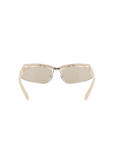 Prada SPR A25 12S-412 Morph Square Shape Light Pink