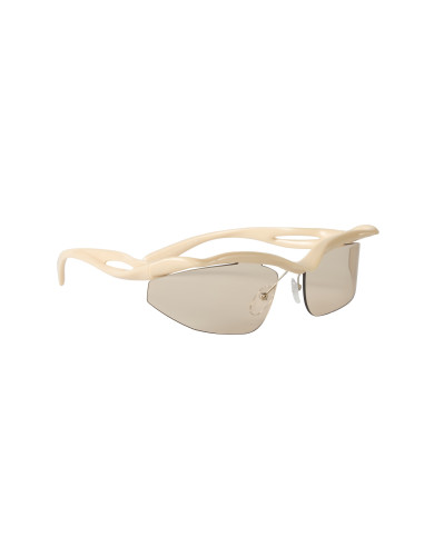 Prada SPR A25 18Q-412 Morph Square Shape Beige