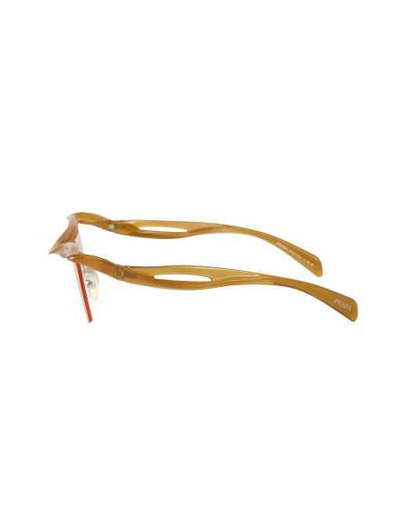Prada SPR A15 13S-80E Morph Small Square Shape Cognac