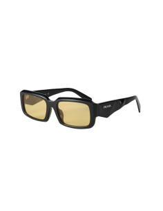 Prada SPR 27ZS 16K-70A Square Shape Yellow Black