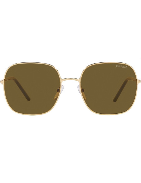 Prada SPR 67XS ZVN-01T Square Shape Coffe Gold