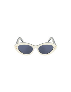 Dior Pacific B1U 95B0 Butterfly Sunglasses White 2