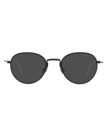 Prada SPR 53WS 04Q-5S0 Round Titanium Matte Black