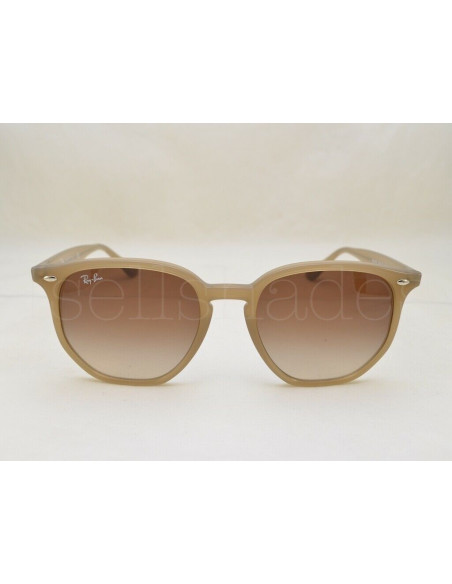 Ray Ban RB4306 6166/13 New Hexagonal Acetato Cafe Degradado | Sunni...