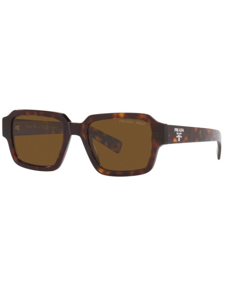 Prada SPR 02ZS 2AU-01D Square Shape Tortoise Polarized