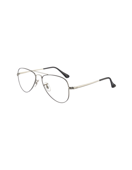 Ray Ban Rb1089 4064 Oftalmico Aviator Junior Plateado Gris