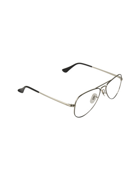 Ray Ban Rb1089 4064 Oftalmico Aviator Junior Plateado Gris