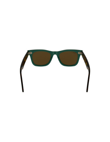 Ray Ban Rb2140 1240N9 Wayfarer Verde Cafe Carey Polarizado | Sunnie...
