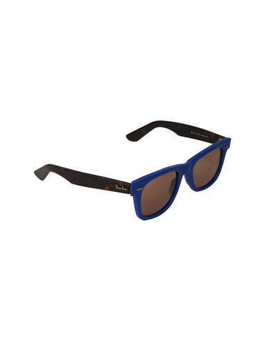 Ray Ban Rb2140 1241w0 Wayfarer Polarizado Ciruela Azul Carey | Sunn...