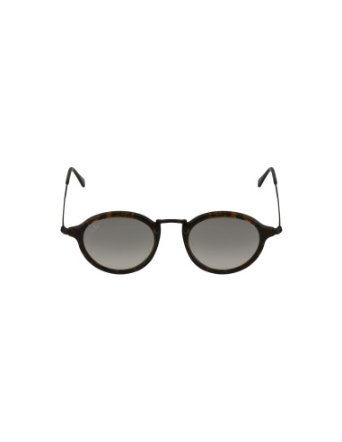 Ray Ban Rb2447 1157/9u Round Fleck Plata Espejo Carey | Sunnies.uno