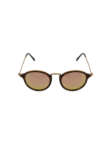 Ray Ban Rb2447 1160/z2 Round Fleck Cafe Carey Rosa espejo | Sunnies...