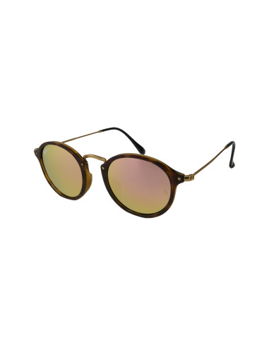 Ray Ban Rb2447 1160/z2 Round Fleck Cafe Carey Rosa espejo | Sunnies...