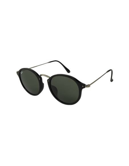 Ray Ban Rb2447 901 Round Fleck Negro G-15 Plata Clasico | Sunnies.uno