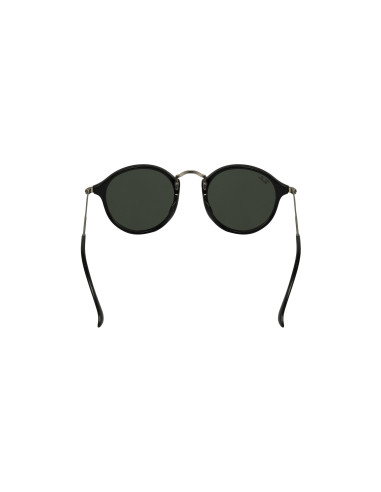 Ray Ban Rb2447 901 Round Fleck Negro G-15 Plata Clasico | Sunnies.uno