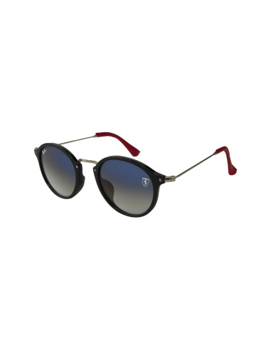 Ray Ban Rb2447nm F6013F Scuderia Ferrari Round Azul degradado | Sun...