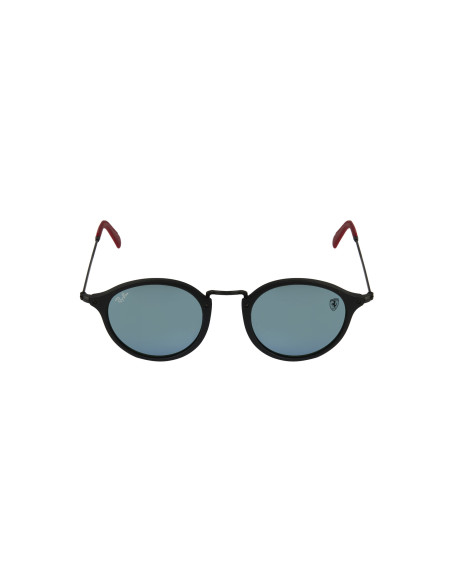 Ray Ban Rb2447nm F60230 Scuderia Ferrari Round Plata espejo | Sunni...