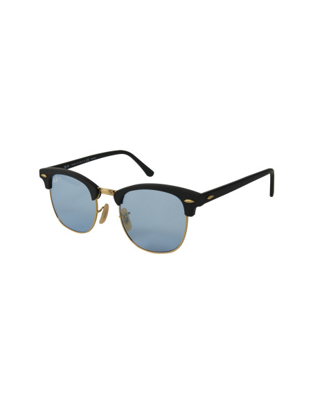 Ray Ban Rb3016 901s3r Clubmaster Azul Transparente Polarized | Sunn...