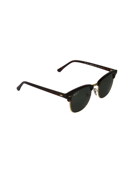 Ray Ban Rb3016 990/58 Clubmaster Polarizado Carey Dorado | Sunnies.uno