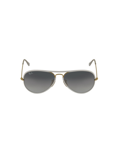 Ray Ban Rb3025jm 146/32 Aviator Blanco Gris Full Color | Sunnies.uno
