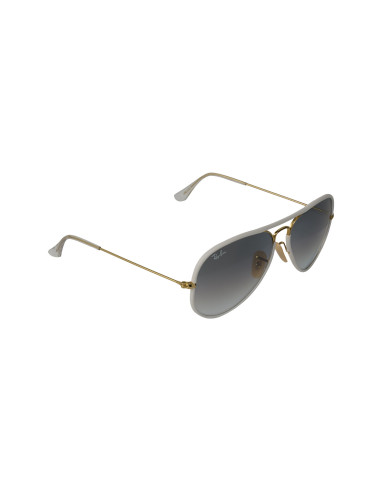 Ray Ban Rb3025jm 146/32 Aviator Blanco Gris Full Color | Sunnies.uno