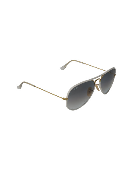 Ray Ban Rb3025jm 146/32 Aviator Blanco Gris Full Color | Sunnies.uno