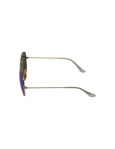Ray Ban Rb3025 112/4l Aviator Azul Espejo Polarizado Dorado | Sunni...