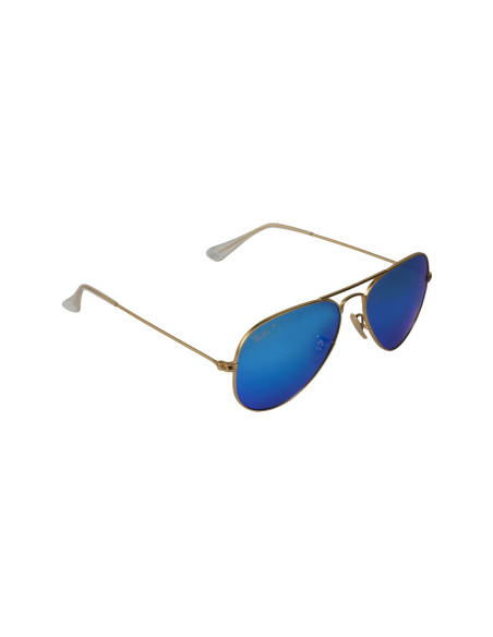 Ray Ban Rb3025 112/4l Aviator Azul Espejo Polarizado Dorado | Sunni...