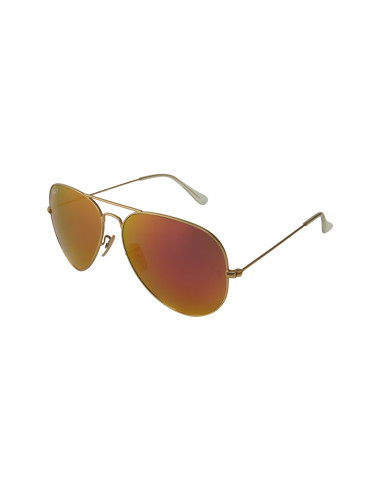 Ray Ban Rb3026 112/4d Aviator Rojo Espejo Polarizado Gota Grande