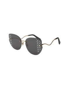 Miu Miu SCENIQUE SMU 51X 06O-5S0 Shaded Eye Cat Negro Plata