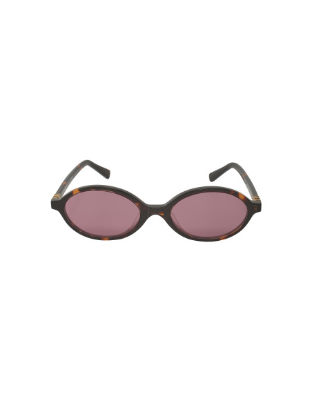 Miu Miu MU 04ZS VAU-5OD Oval Shape Tortoise Wine