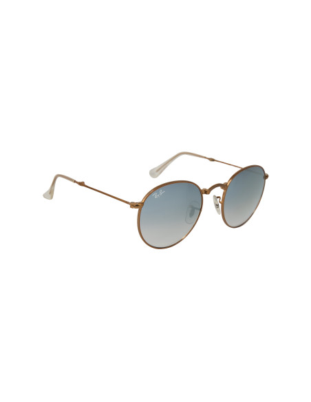 Ray Ban Rb3532 198/9u Round Metal Folding Cobre Espejo Icon | Sunni...