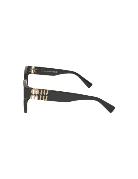 Miu Miu MU 01YS 1AB-5D1 Square shape Black Gold