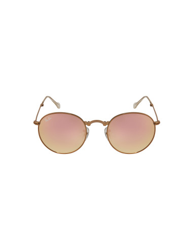 Ray Ban Rb3532 198/7y Round Metal Folding Cobre Rosa Espejo | Sunni...