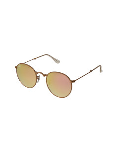 Ray Ban Rb3532 198/7y Round Metal Folding Cobre Rosa Espejo | Sunni...