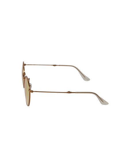Ray Ban Rb3532 198/7y Round Metal Folding Cobre Rosa Espejo | Sunni...