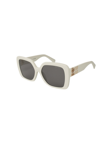 Miu Miu MU 10Y 142-5S0 Square shape White Gold