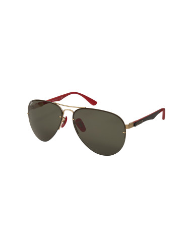 Ray Ban RB3460M F00871 Scuderia Ferrari Aviator Negro Dorado