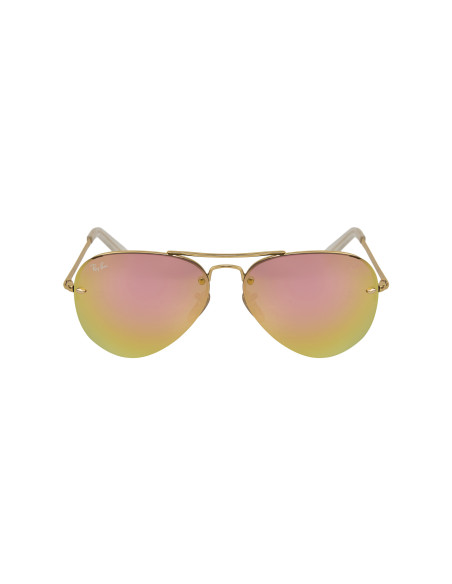 Ban RB3449 001/2Y Aviator Terracota Espejo Dorado