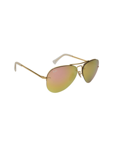 Ban RB3449 001/2Y Aviator Terracota Espejo Dorado