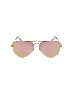 Ray Ban RB3449 001/E4 Aviator Rosa Espejo Dorado 2