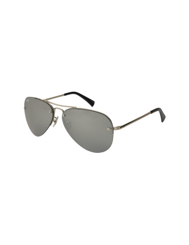 Ray Ban RB3449 003/30 Aviator Gris espejo Plateado | Sunnies.uno