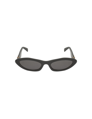 Miu Miu MU 09YS 1AB-5S0 Oval Shape Black Gold