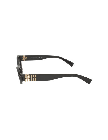 Miu Miu MU 09YS 1AB-5S0 Oval Shape Black Gold