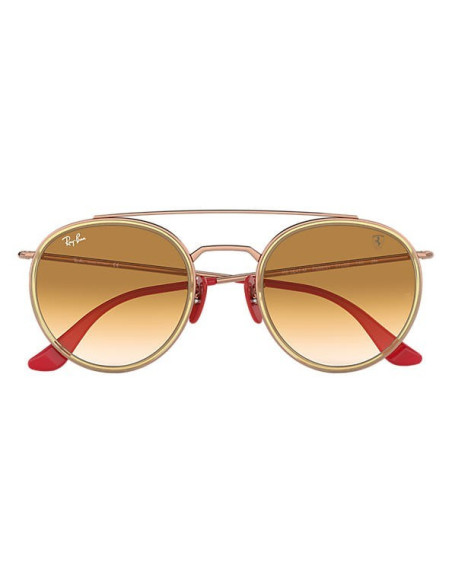 Ray Ban RB3647M F03251 Round Duble Bridge Scuderia Ferrari Cafe deg...