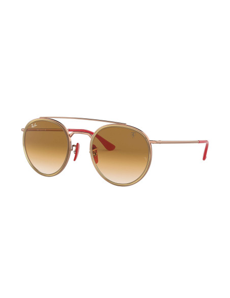 Ray Ban RB3647M F03251 Round Duble Bridge Scuderia Ferrari Cafe deg...