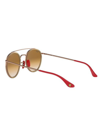 Ray Ban RB3647M F03251 Round Duble Bridge Scuderia Ferrari Cafe deg...