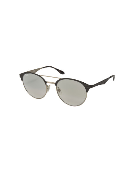 Ray Ban Rb3545 9004/11 Round Double Brigde Grande Gris Negro | Sunn...