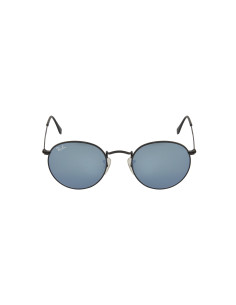 Ray Ban RB3447 002/30 Round Metal Negro Plata Espejo Original | Sun... 2